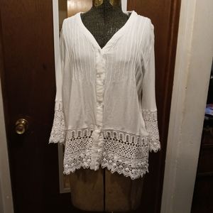 Cynthia Rowley Button Down Top (L)